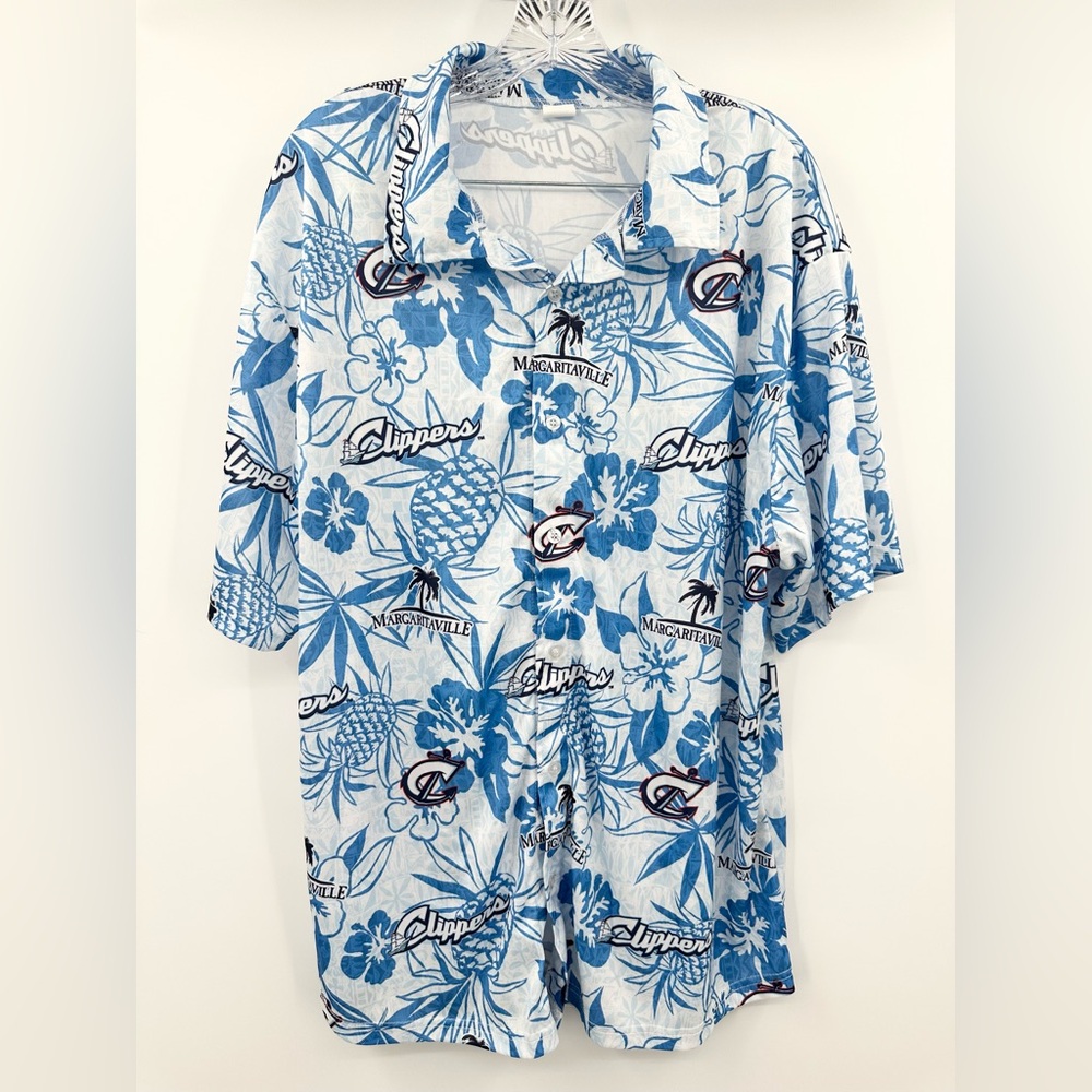 Columbus Clippers Margaritaville Night Hawaiian Shirt‎ Size XL